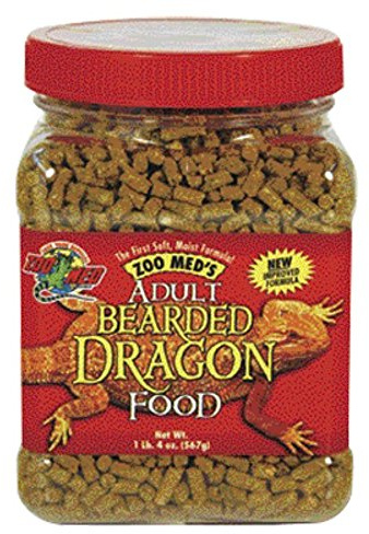 Zoo Med Natural Bearded Dragon Food Adult 567g, Futterpellets für Bartagamen