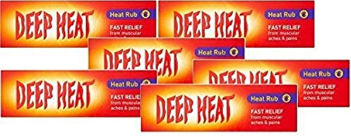 6 x Pomada de de Calor Deep Heat 100g