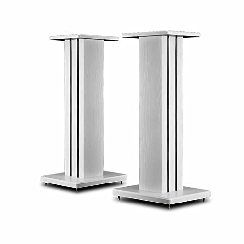 Soportes Altavoces Altavoces De Sonido Envolvente De Pie Proyectores De Oficina De Gran Carga (Color : Blanco, Size : 18 * 23 * 15cm)