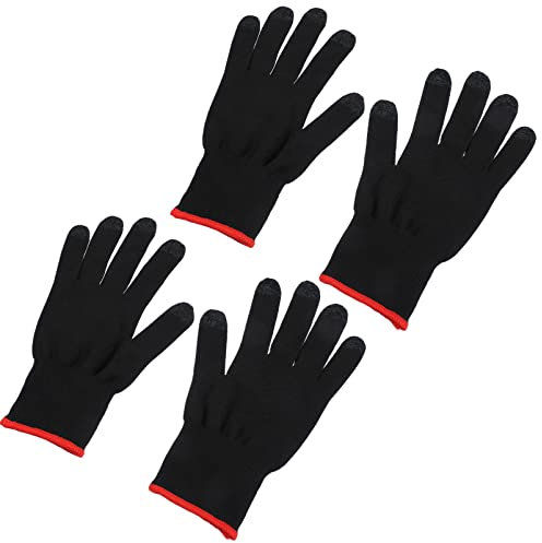 Mobestech 2paare Touchscreen-handschuhe Für Handy-bedienung Warme Winterhandschuhe Mit Rutschfester Handfläche Schweißabweisende Fingerhandschuhe Für Outdoor-aktivitäten