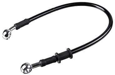 Tuyau Frein Moto 30 Cm-120 Cm Universel Moto Saleté Vélo Tressé Tuyau De Frein Ligne Câble De Frein en Acier Hydraulique Banjo Tuyau Durite Frein (Color : 50cm)