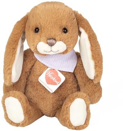 Teddy Hermann 93960 Hase Betty 28 cm, Kuscheltier | Besonders flauschiger Premium-Plüsch, mit viel Liebe zum Detail, ab 0 Monaten, waschbar, weicher Plüsch