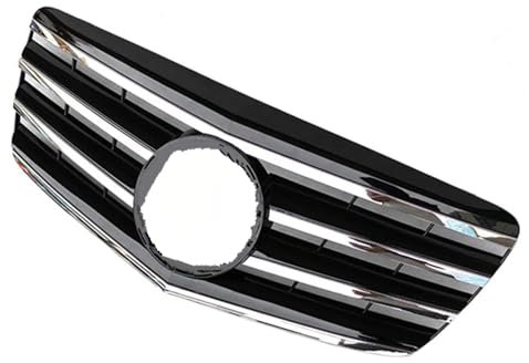 Front Kühlergrill Für Mercedes Für Benz Für E-Klasse W211 E350 E320 E280 E500 E550 Für AMG 2007 2008 2009 Auto-Frontstoßstangen-Renngrill Nebelscheinwerfer Gitter