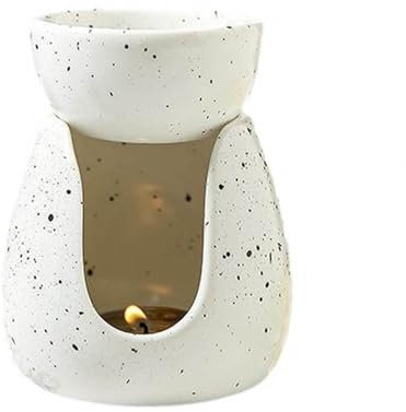 Morain Bruciatori di olio essenziale in ceramica bruciatori di cera con cucchiaio colorato lumini titolare aromaterapia bruciatori aromatici
