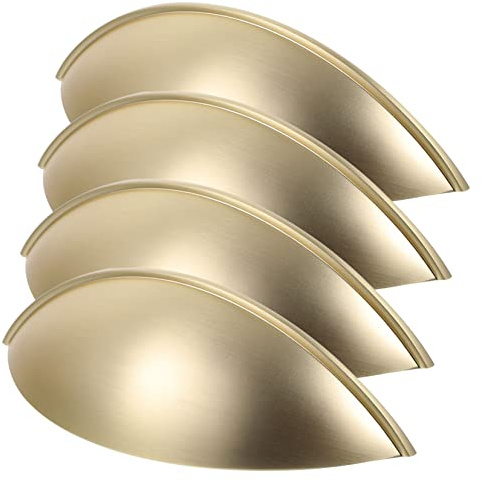 Angoily 4 Piezas Tiradores Semicirculares Para Armarios Tiradores Metálicos Para Puertas Accesorios De Muebles Para Tocadores De Repuesto Para Puertas De Armario Escenario De Cocina