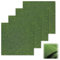 4 Pcs Fake Grass Mat, Miniature Artificial Model Grass, Fairy House Garden Accessories, Green Static Turf Grass Lawn, For Dolls House Modelling, Toy Farm Carpet Decoration(15 x 15cm)