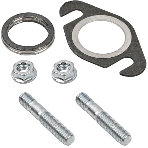 Auspuffdichtung Krümmer Dichtung Set mit Auspuff Stehbolzen für 50cc 2T Roller, passend für Yamaha Modelle
