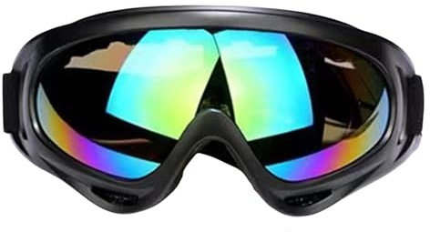 GZTFPQ Unisex Snow Goggles,Motorcycle Goggles, Over Glasses Ski Snowboard Goggles for Men, Women & Youth 100% UV Protection Foam Anti-Scratch Dustproof