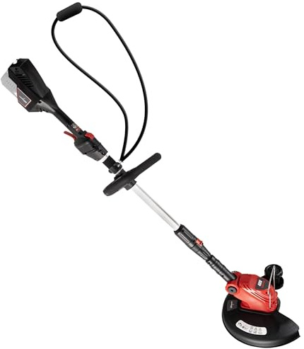 LEHMANN Tagliabordi a batteria 40V 300W (Senza Batteria e Caricabatterie), Tagliaerba e Tagliabordi, Larghezza di Taglio 30 cm, Filo a 2 Fili, Asta Telescopica, Testa Regolabile