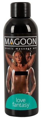 Magoon Love Fantasy Massage-Öl - erregendes Qualitäts-Öl für Frauen und Männer, reibungsloses Sex-Vergnügen, sinnlich, hautfreundlich, 100 ml