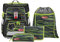 Step by Step Schulranzen-Set SPACE „Wild Cat Chiko“ 5-teilig, schwarz-gelb, Dschungel-Design, ergonomischer Tornister, Reflektoren, höhenverstellbar, Hüftgurt für Jungen 1. Klasse, 20L