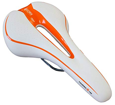 GORIX Fahrradsattel Sitz Bequemes Kissen mit Rail Mountain Road Fahrrad für Männer und Frauen (GX-C19)