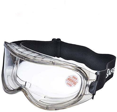 SAFEYEAR Occhiali Protettivi da Lavoro Antigraffio -Antiappannamento Occhiali Protezione Antiappanno Trasparente Laboratorio Chimico e Antigraffio Gioco Graduati Donna da Vista Antipolveri