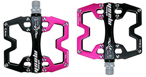 Fahrradpedale Pedale Fahrrad Rennrad Fahrradpedal Mountainbike-Zubehör Flache Pedale Fahrradzubehör Fahrradzubehör BMX Pedale Fahrradzubehör pink,Free Size