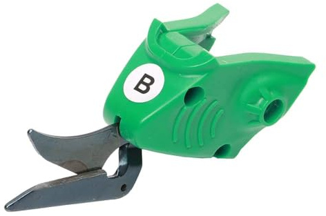 MXBAOHENG WBT-2 Forbici Elettriche a batteria per taglio di tessuto/moquette/spugna/cartone/panno (Testa di taglio B)