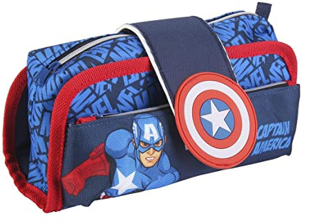 CERDÁ LIFE'S LITTLE MOMENTS Trousse d'écolier Marvel Bleu (22 x 12 x 7 cm)