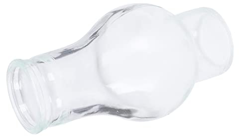 SHERCHPRY Lampenschirm Austausch Der Öllampenkugeln Austausch Öllampe -lichtkugel Petroleumlaterne Kugel Schornstein Retro-öllampe Öllampenteile Antiker Öllampenkamin Spalte Glas Weiß Gas