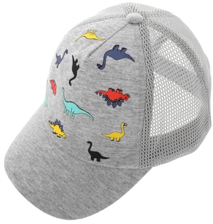 WRITWAA Sonnenhut für Jungen und Mädchen Unisex mit Dinosaurier- Bequemer Polyester für Strand und Reisen