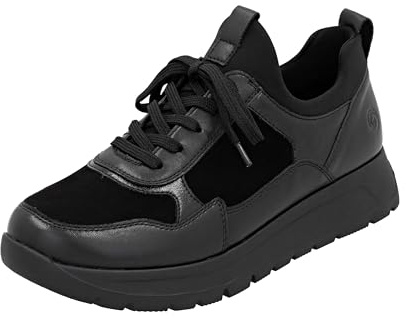Remonte Femme D2v00 Baskets Basses, Noir, 43 EU