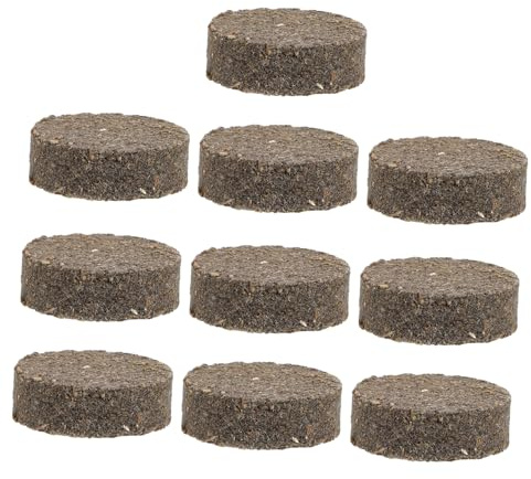 Milisten 10pcs Charcoal Wood Kindling for Outdoor Camping Dried Kindling Wood Blocks Instant Flame Starter Natural Firelighters