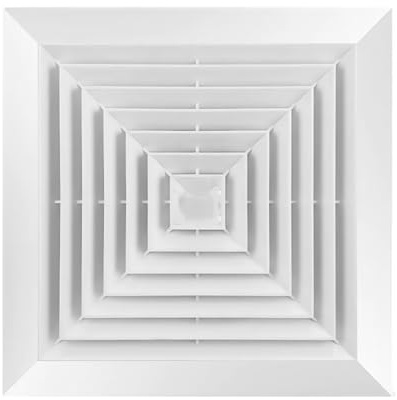 Kexpery Ventilateur de plafond extracteur d'air avec télécommande pour salle de bain cuisine silencieux design élégant
