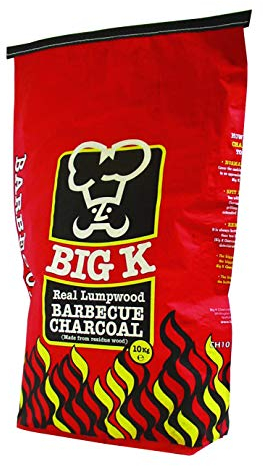 Big K Charbon de bois pour barbecue Sac de 10 kg