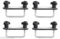 HEAVY DUTY EXTRA WIDE ROOF BOX U BOLT CLAMPS FITTING KIT