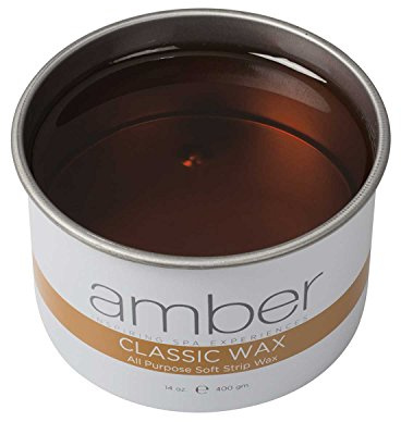 Amber Classic Depilatory Wax for All Skin and Hair Types, 14 Ounce
