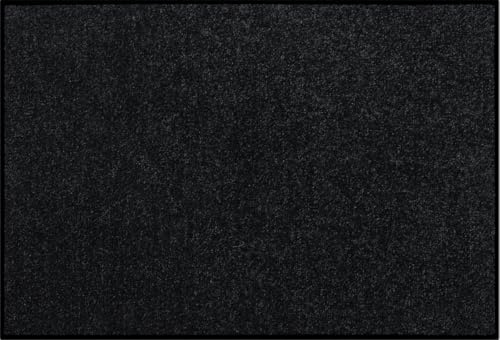Salonloewe Fussmatte Schwarz I Schmutzfangmatte & Fußabtreter für Innen 50 x 75 cm