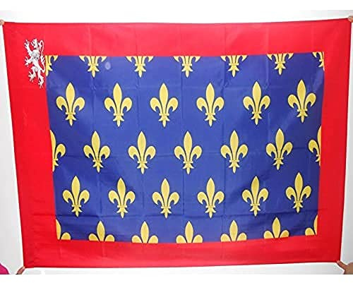 AZ FLAG Drapeau Comté du Maine 150x90 cm Français Polyester 100D Fourreau | Usage intérieur et extérieur Drapeau décoratif French Province of Maine coutures doubles et bords renforcés