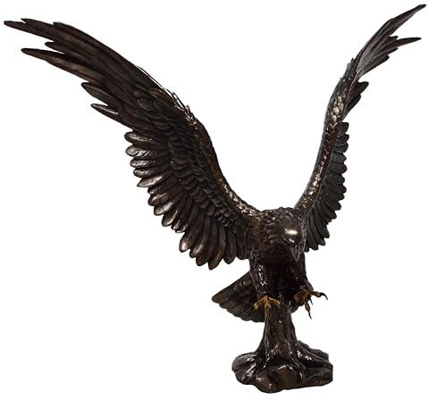 MC Dekofigur bronziert - Adler Wings of Glory - Bronzefigur Figur Deko In-/Outdoor