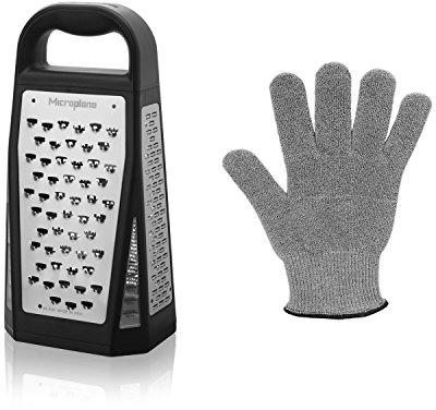 Microplane - Elite Tower Grattugia + Guanto Protettivo