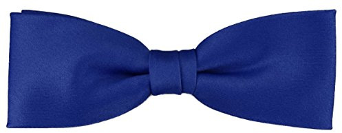 TigerTie vorgebundene schmale Fliege Uni einfarbig + Box
