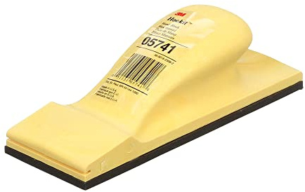 3M Hookit Hand Block 05741, 2-3/4 in x 7-3/4 in, Flat Sanding, Fast Change Out | 1 Sanding Block, Automotive Sanding, Flat Sanding