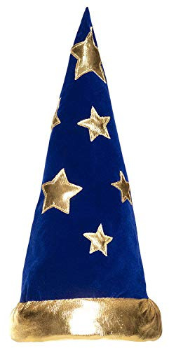Boland - Kinder Hut Wizard, 55 cm | Kopfbedeckung für Kostüm, Karneval und Mottoparty, Zauberer, Magier, Märchen