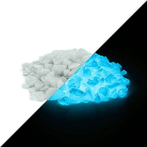 lumentics Granulato Premium – granulato fosforescente, Granelli colorati fotoluminescenti, Granulato colorato, decorazione luminosa, pietre luminose
