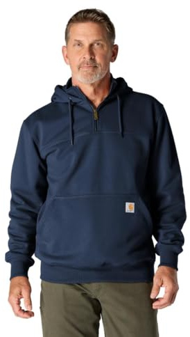 Carhartt Men's Paxton 1/4-Zip Sweatshirt, New Navy, X-Large