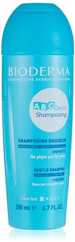 BIODERMA ABCDerm Shampooing pour bébé - Lave en douceur le cuir chevelu délicat des enfants - Ne pique pas les yeux - Respecte l’équilibre capillaire - Flacon 200 ml