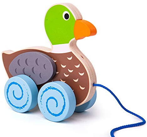 Bigjigs Toys Nachziehtier (Ente)