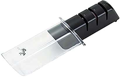 KAI Seki Magoroku Diamant- und Keramikschärfer für BEIDSEITIG geschliffene Klingen - Keramik Körnung 150 (4x), Diamant 270 (2x), Keramik 1000 (2x) Abmessung 13,8 x 5,1 x 5,7 cm