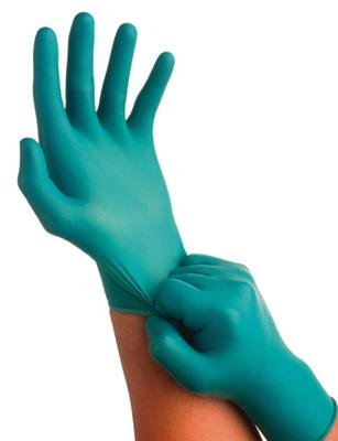 Ansell Touch N Tuff(R) - 9 1/2 in - Nitrile - Powder-Free Disposable Glove - Size 8 1/2-9