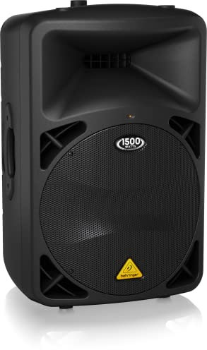 Behringer B615D Sistema De Sonido PA Con Altavoces De 1500 Vatios, Vías, 2 Vías, Activos, Con Woofer De 15 Pulgadas Y Controlador De Compresión De 1,75 Pulgadas, Controlador De Compresión De Titanio
