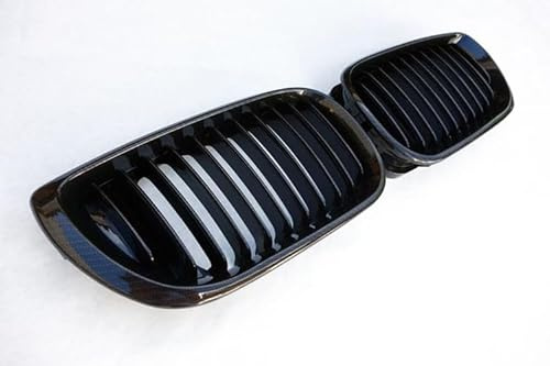 Kühler- Sport- Front- Rippen- Grill Carbon Design Eintragungsfrei Set
