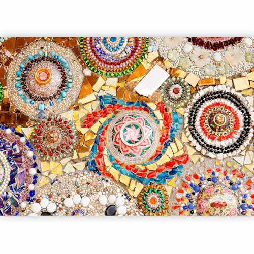 Fotomurales B&D XXL - 300x210 cm XXL Papel pintado tejido no tejido Decoración de Pared decorativos Murales moderna de Diseno Fotográfico abstracto piedra joyas f-B-0027-a-a