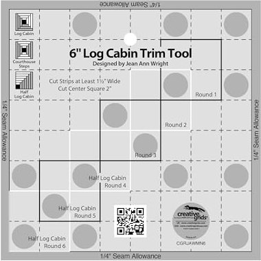 Creative Grids 6in Log Cabin Trim Tool