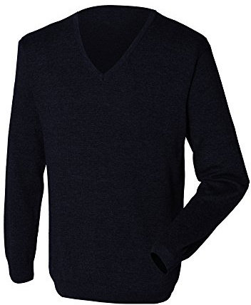 Henbury - Pull - Homme - Bleu - Bleu marine - XL