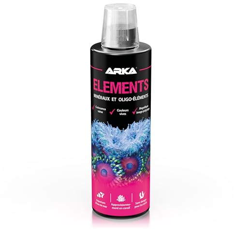 Mineralien & Spurenelemente Meerwasseraquarium 473 ml - Elements Korallen | über 70 Mikro- & Makroelemente, fördert Polypenbild, Farbenpracht, Wachstum, für Steinkorallen, Weichkorallen, Meerwasser