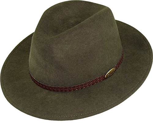 Harrys-Collection Herren rollbarer Hut Wollhut Outdoorhut, Marine, 56