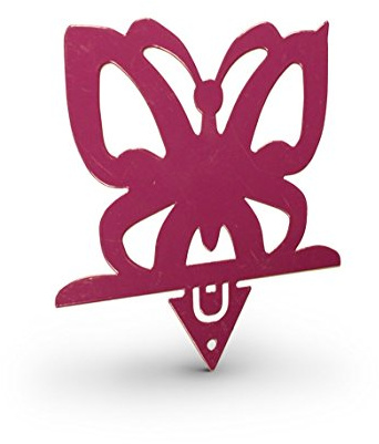 Alubox ZampirINO Porte Spirale Anti-moustiques à Planter Papillon, Violet, 0.05 x 12 x 13 cm