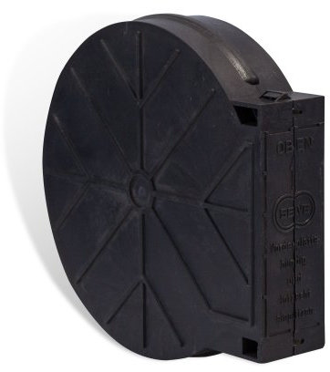 jarolift Scatola da Parete per Avvolgitori di Cinghia Tapparelle, in Plastica, Distanza tra i Fori: 104 mm